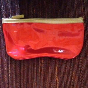 Clinique Red Makeup Bag